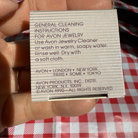 Avon “Textured Rope” ”Goldtone Chain Bracelet with Interwoven Links NIB 1990 - Picture 5 of 6